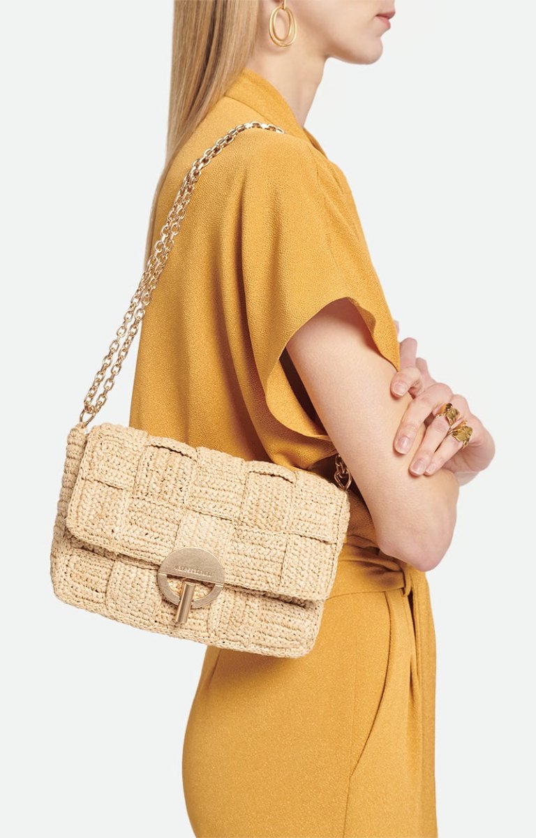 Raffia Moon Bag from VANESSA BRUNO at Edito boutique