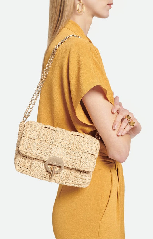 Raffia Moon Bag from VANESSA BRUNO at Edito boutique
