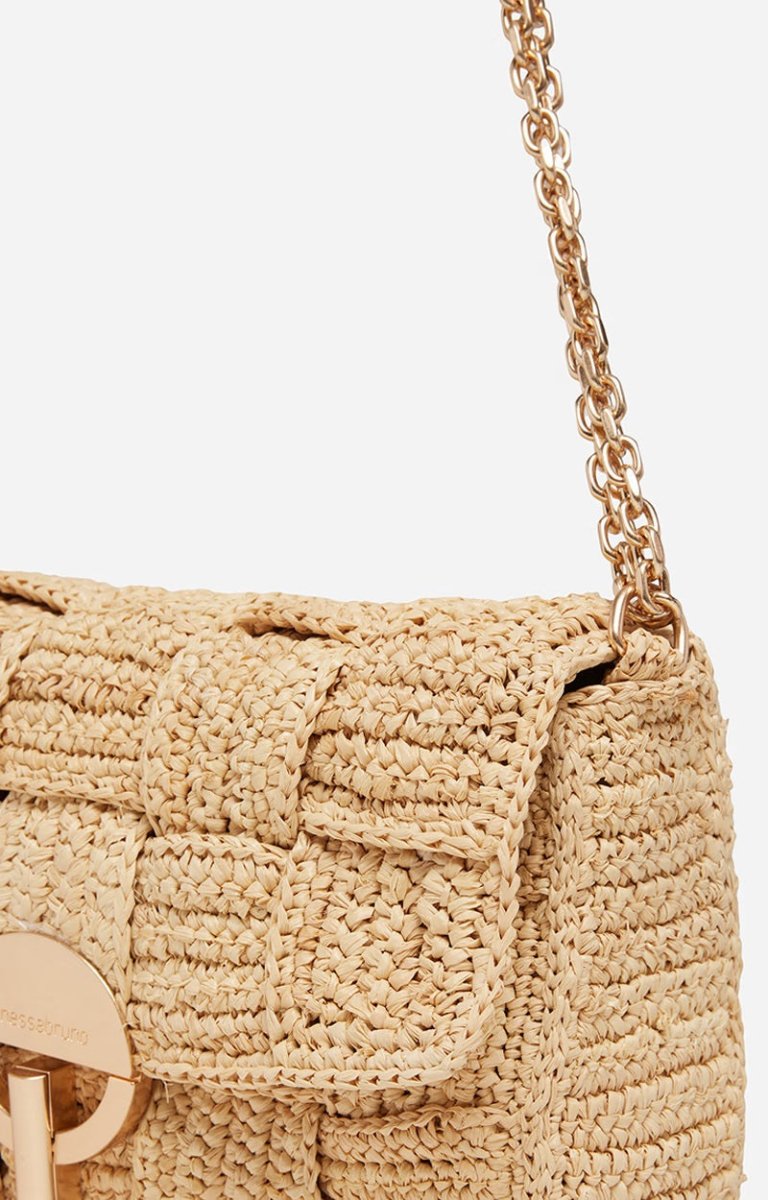 Raffia Moon Bag from VANESSA BRUNO at Edito boutique