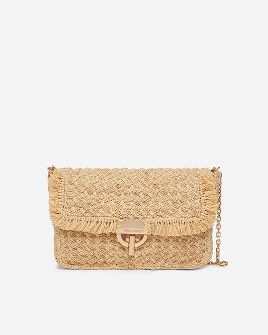 Raffia Moon GM Bag from VANESSA BRUNO at Edito boutique