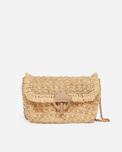 Raffia Moon PM Bag from VANESSA BRUNO at Edito boutique