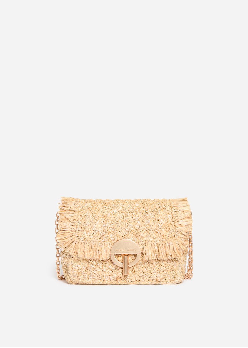 Raffia Moon PM Bag from VANESSA BRUNO at Edito Boutique