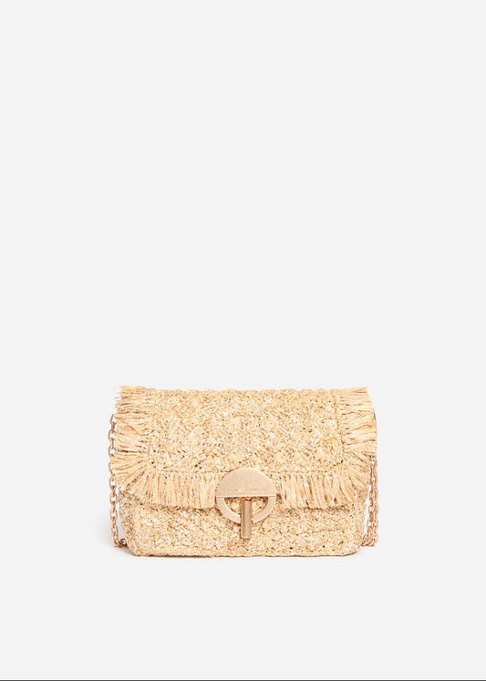 Raffia Moon PM Bag from VANESSA BRUNO at Edito Boutique