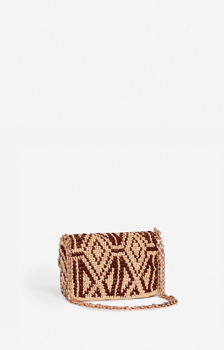Raffia Nano Moon Bag from VANESSA BRUNO at Edito boutique