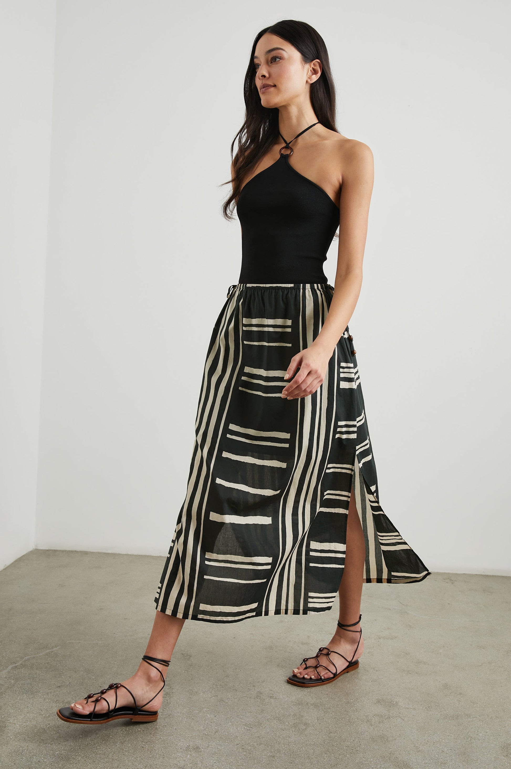 Rails Beech Skirt Black Cream