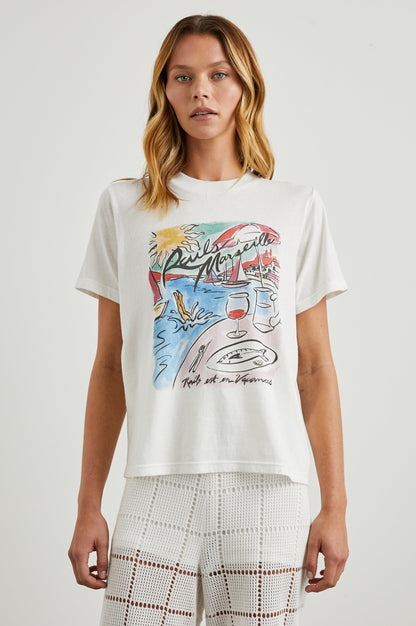 Rails Boyfriend Tee White