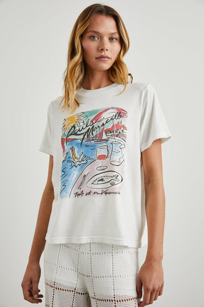 Rails Boyfriend Tee White