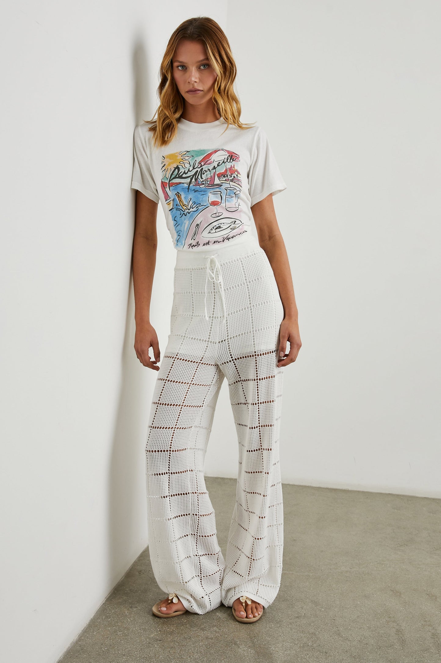 Rails Boyfriend Tee White