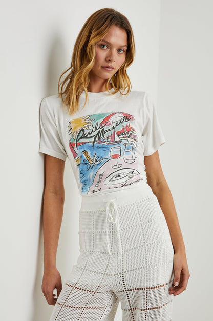 Rails Boyfriend Tee White