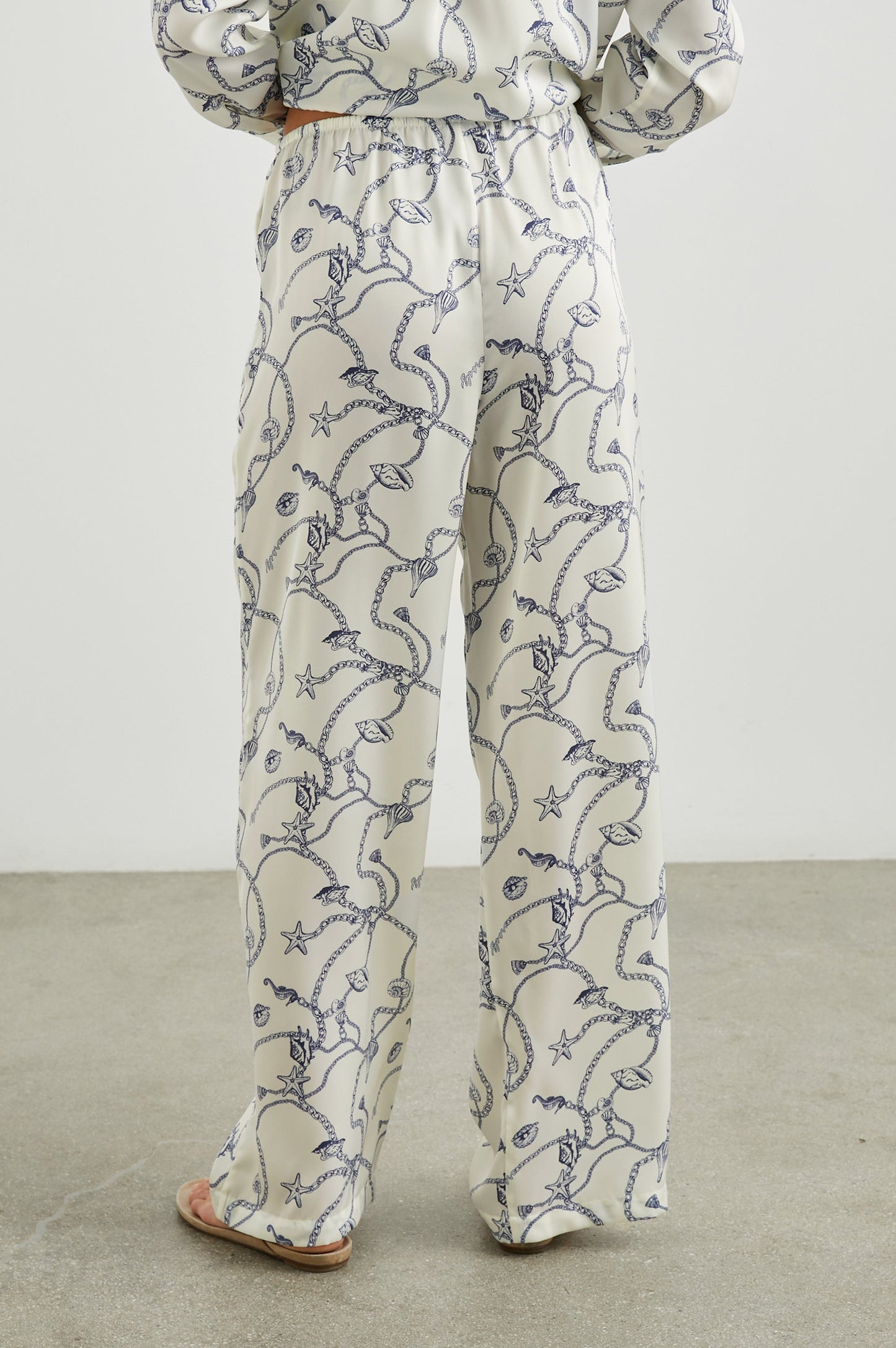 Rails Damani Pant White Navy