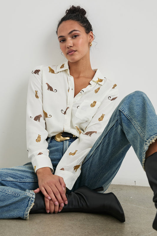 Rails Kathryn Shirt in Wild Animals Print