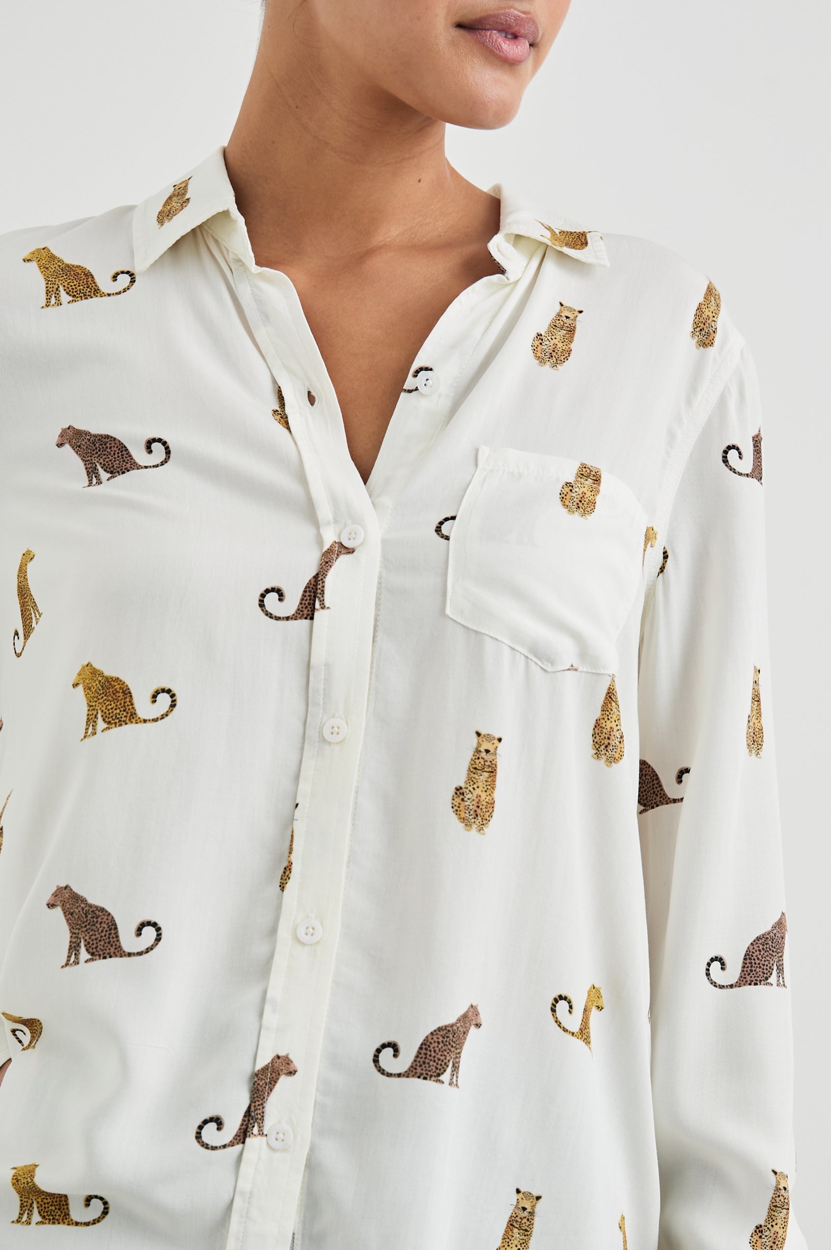 Rails Kathryn Shirt in Wild Animals Print