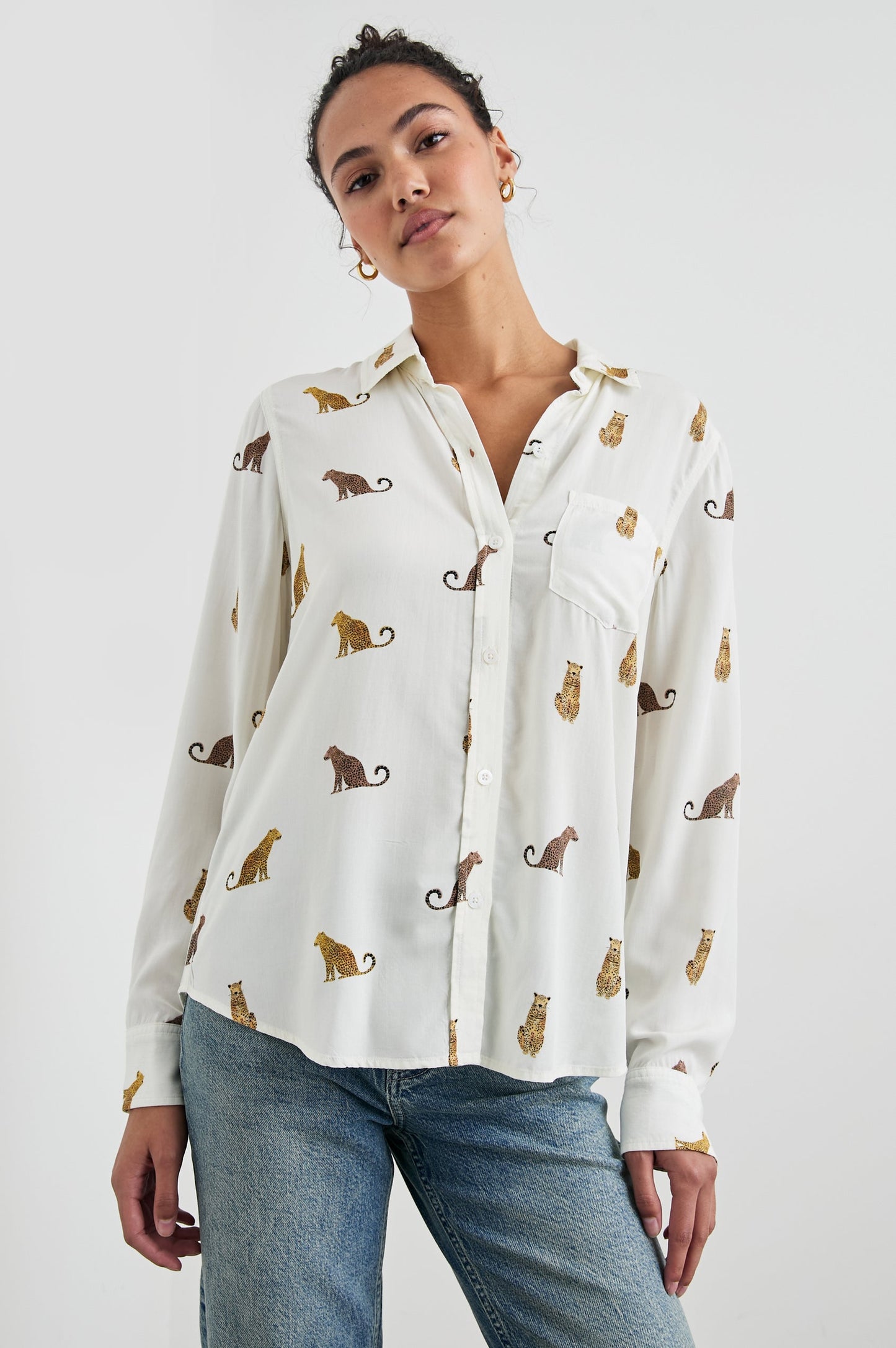 Rails Kathryn Shirt in Wild Animals Print