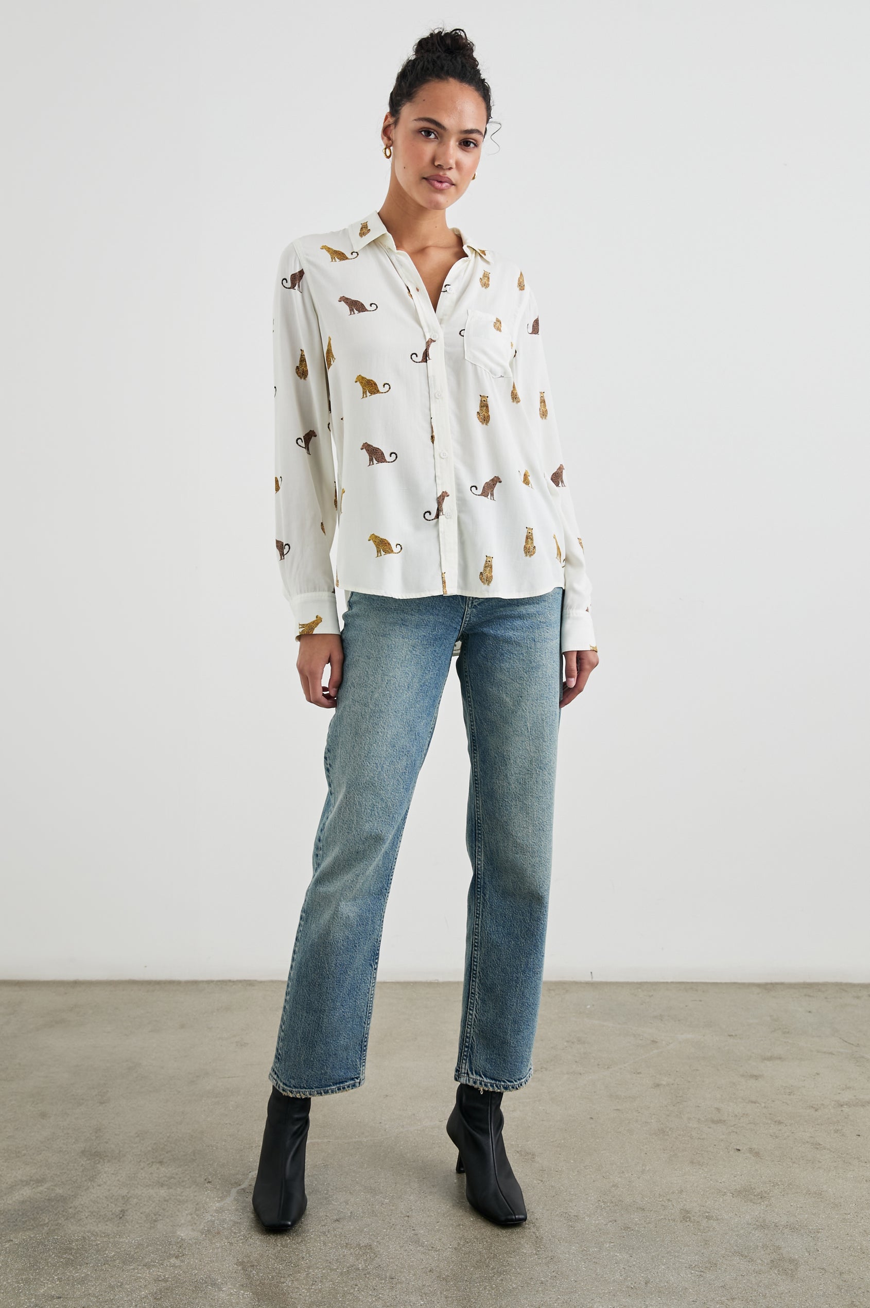 Rails Kathryn Shirt in Wild Animals Print