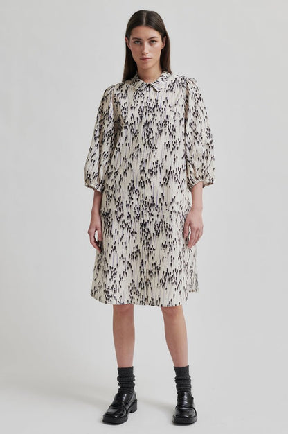 Raina Tunic Dress in Silver Birch from SECOND FEMALE at Edito boutique