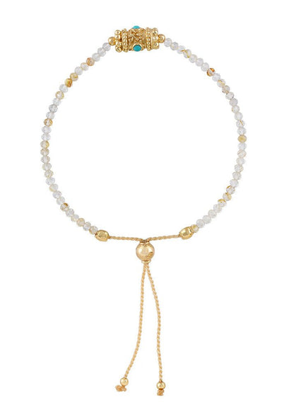 Rakhi Yubi Bracelet in Turquoise from DOROTHEE SAUSSET at Edito boutique