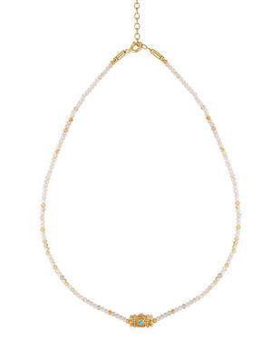 Rakhi Yuvi Necklace in Turquoise from DOROTHEE SAUSSET at Edito boutique