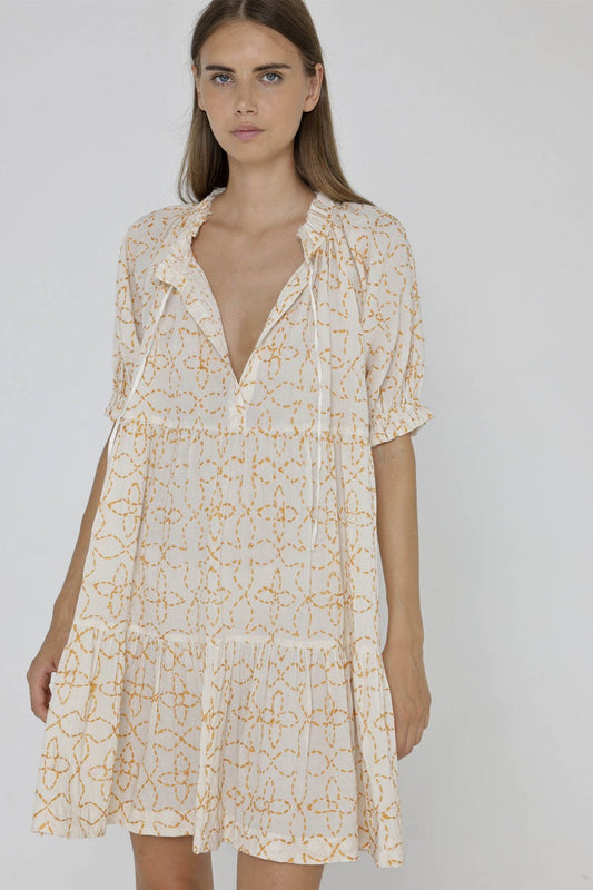 Charlie Joe Rebacca Dress Cream