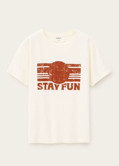 Reese T-Shirt in Ecru from BA&SH at Edito boutique