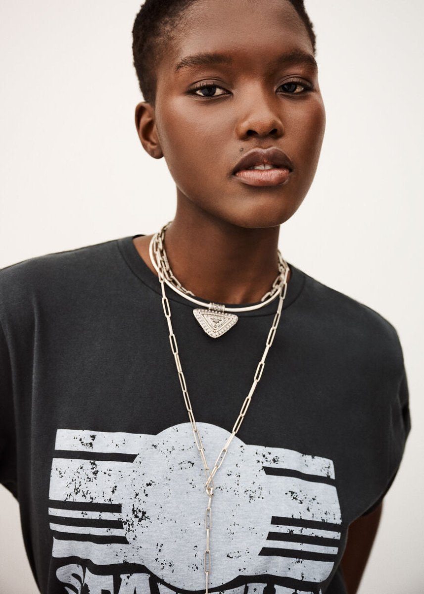Reese T-Shirt in Grey from BA&SH at Edito boutique