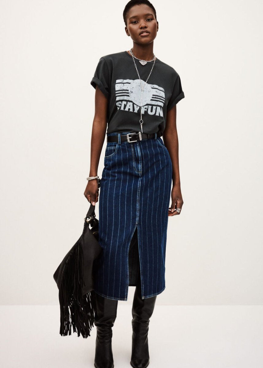 Reese T-Shirt in Grey from BA&SH at Edito boutique
