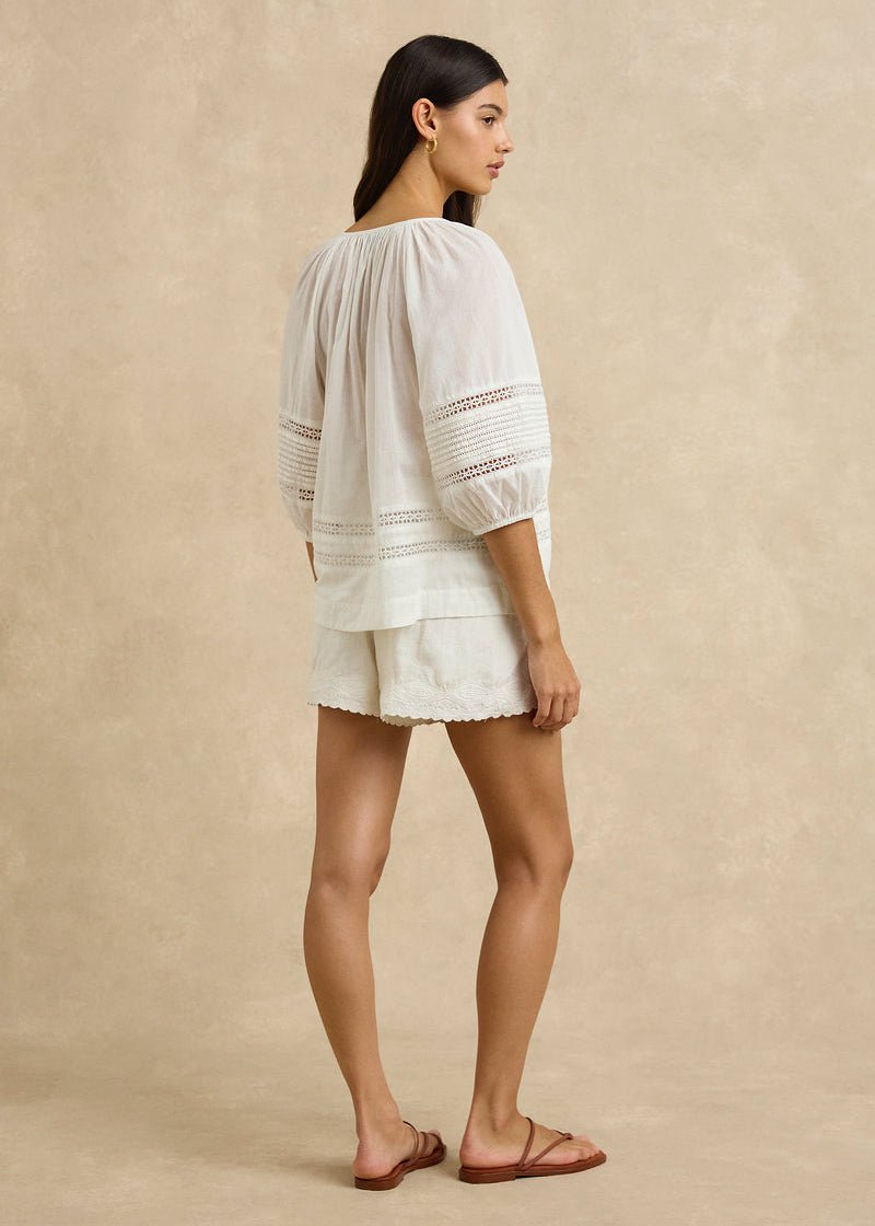 Ria Top in Ivory from HANNAH ARTWEAR at Edito boutique