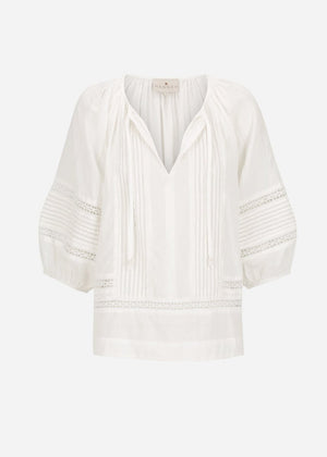 Ria Top in Ivory from HANNAH ARTWEAR at Edito boutique