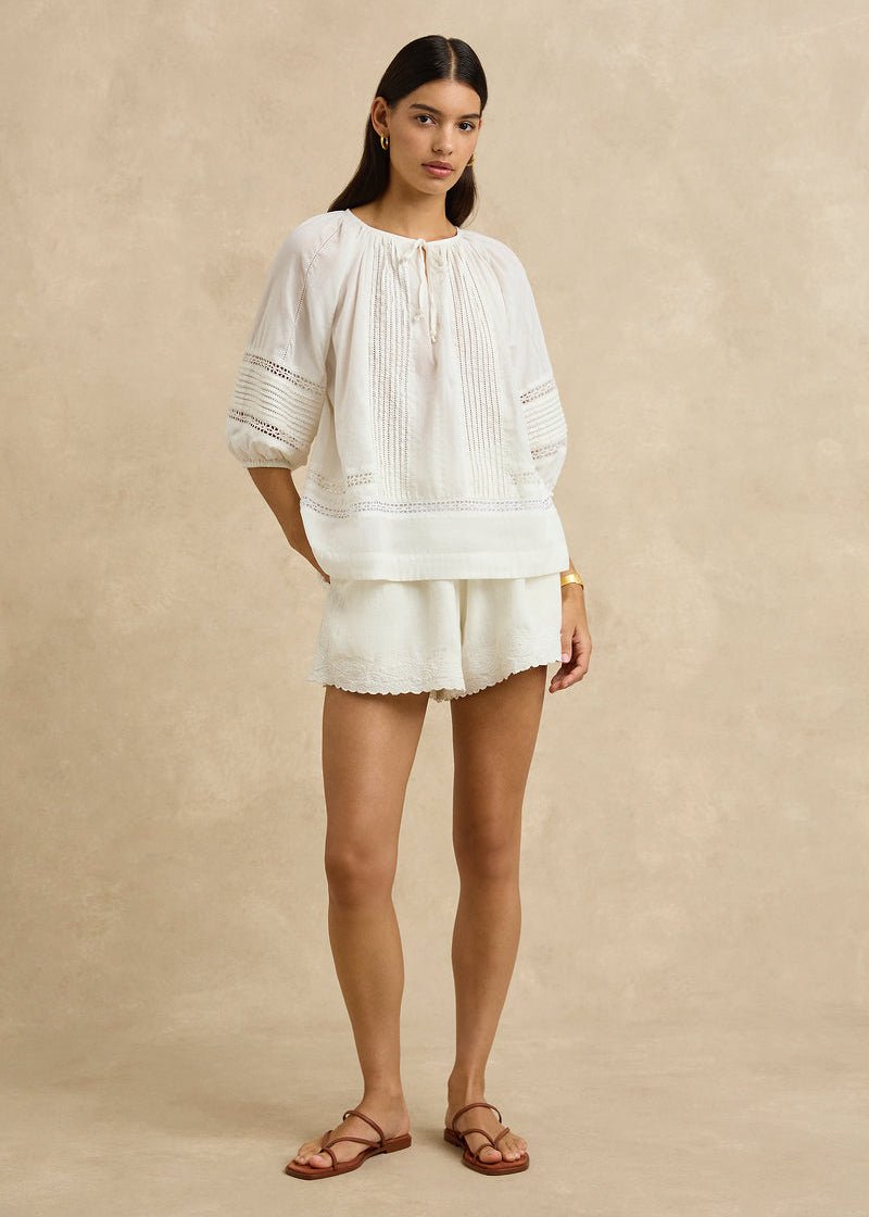 Ria Top in Ivory from HANNAH ARTWEAR at Edito boutique