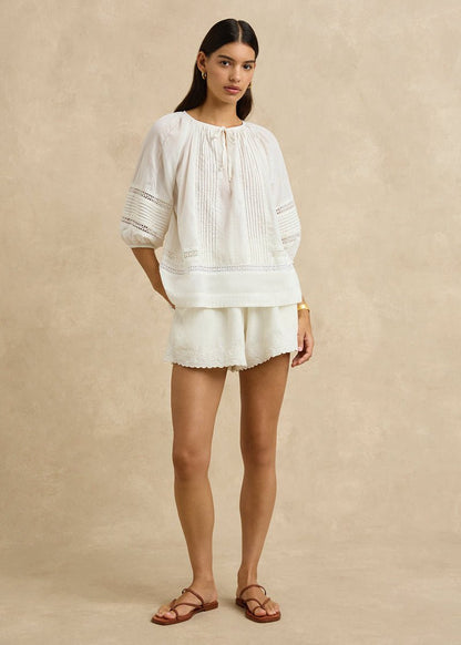 Ria Top in Ivory from HANNAH ARTWEAR at Edito boutique