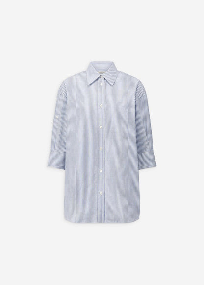 Ricka Shirt in Blue Stripe from LAURENCE BRAS at Edito Boutique