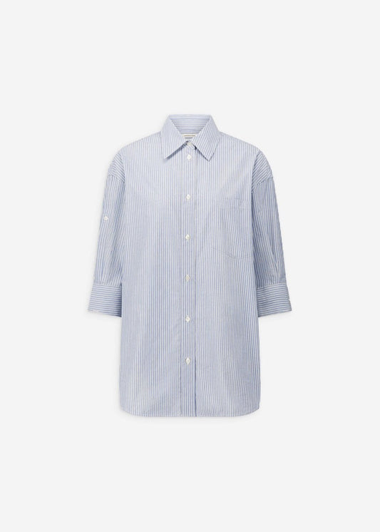 Ricka Shirt in Blue Stripe from LAURENCE BRAS at Edito Boutique
