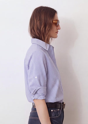 Ricka Shirt in Blue Stripe from LAURENCE BRAS at Edito Boutique