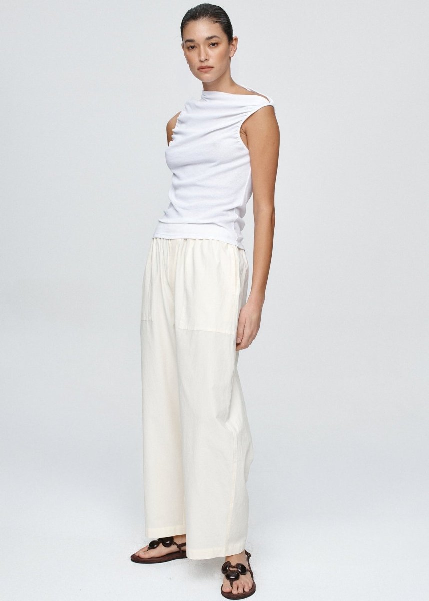 Risa Singlet in White from MARLE at Edito boutique