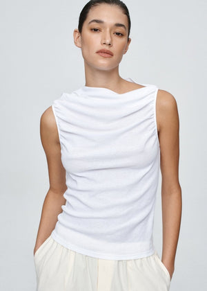 Risa Singlet in White from MARLE at Edito boutique