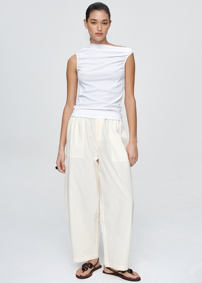 Risa Singlet in White from MARLE at Edito boutique