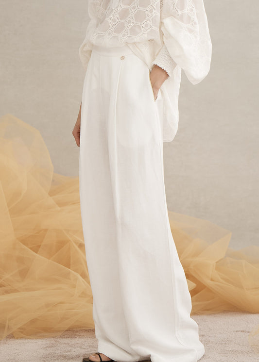 Riviera Pant in Ivory from Luxe De Valentina