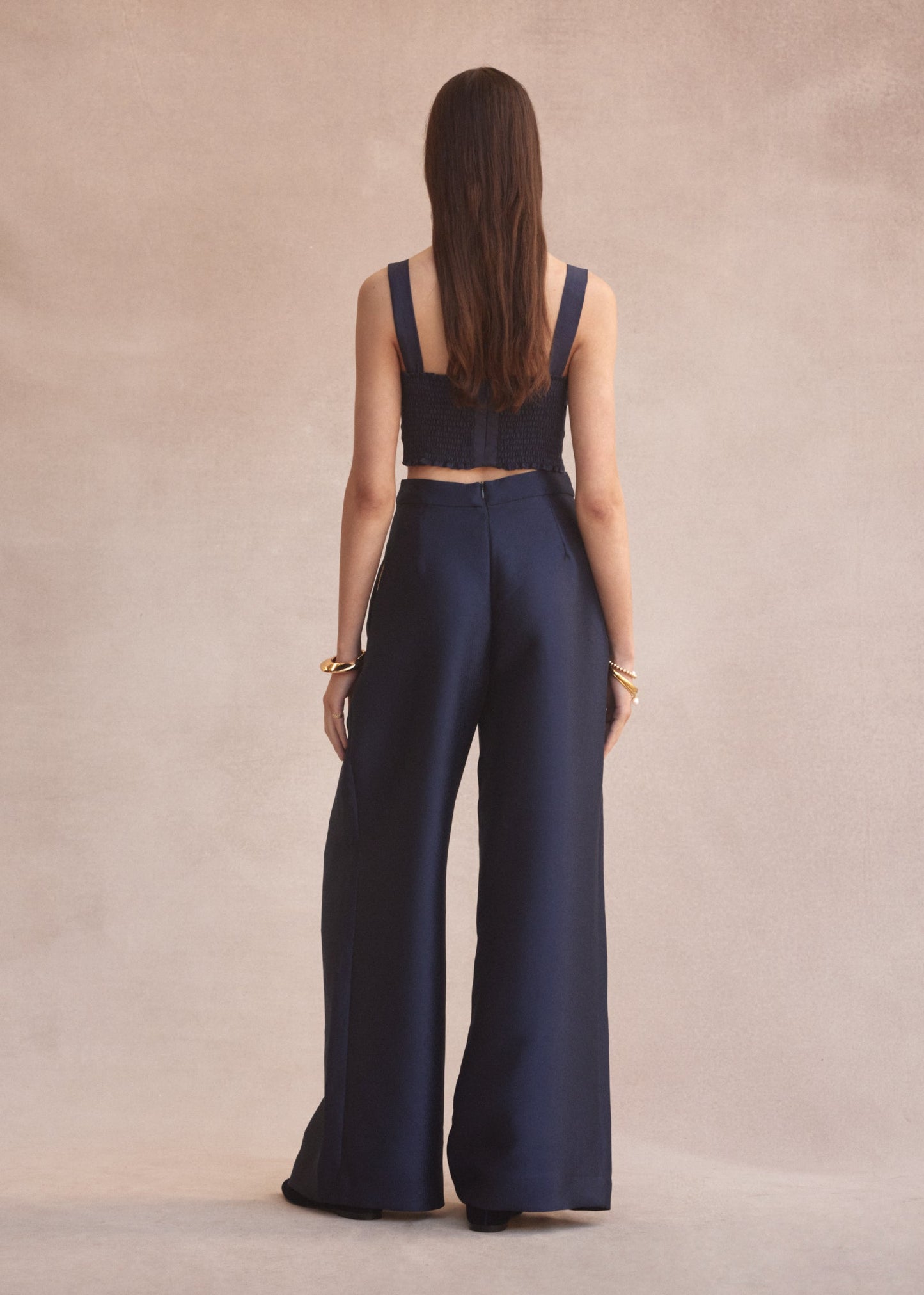 Riviera Pant in Navy from Luxe De Valentina