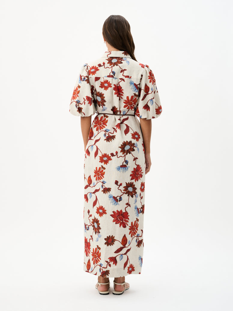 Roame Berkeley Dress in a Floral Print