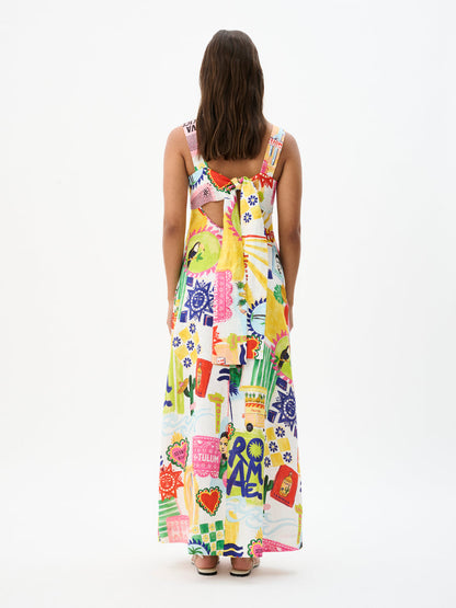 Roame Kaia Dress in Hola Tulum Print