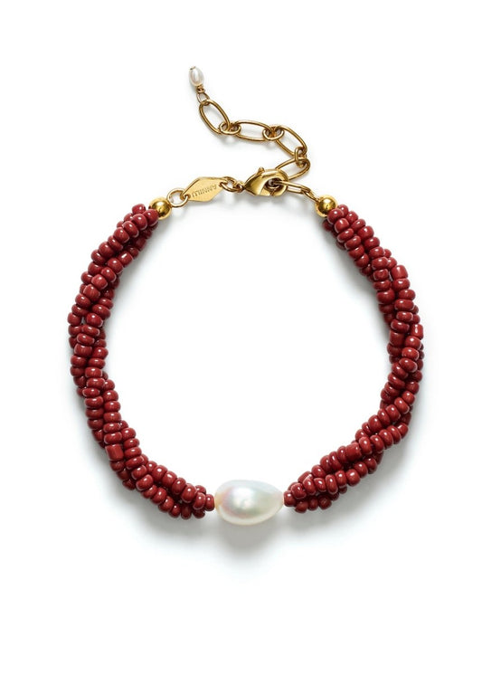 Rodeo Bracelet in Burgundy from ANNI LU at Edito boutique