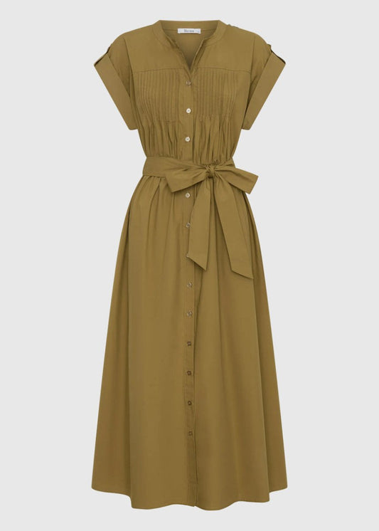 Romy Shirt Dress in Army from MORRISON at Edito boutique