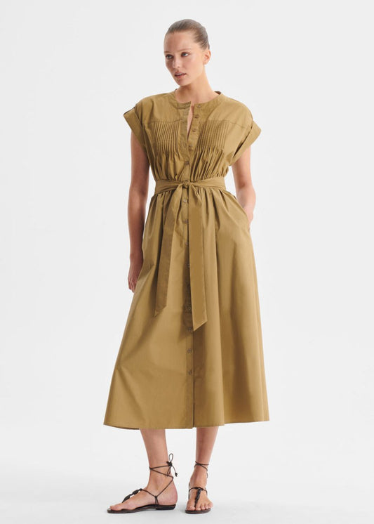 Romy Shirt Dress in Army from MORRISON at Edito boutique