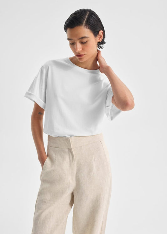 Rory Tee in White from MORRISON at Edito boutique