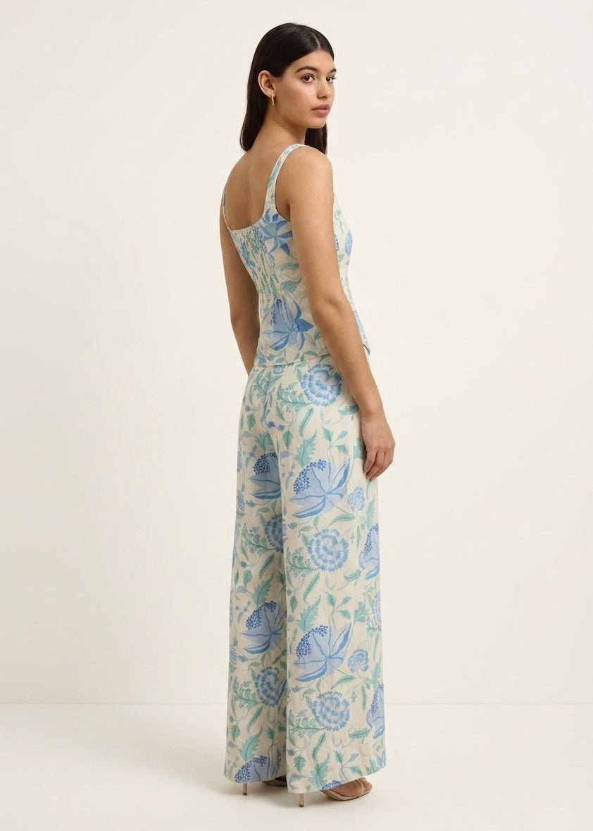 Roshi Pants in Shellflower Ivory from HANNAH ARTWEAR at Edito boutique