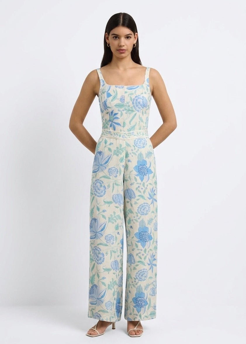 Roshi Pants in Shellflower Ivory from HANNAH ARTWEAR at Edito boutique