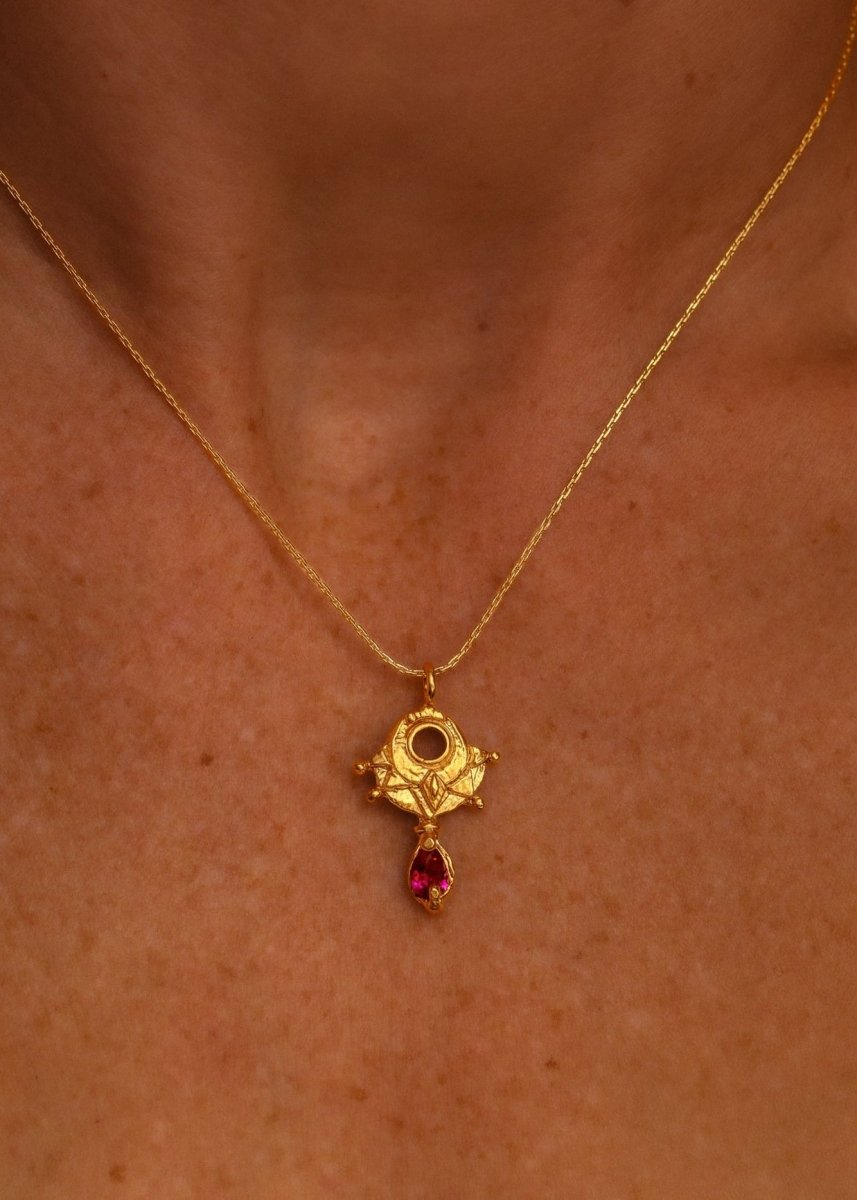 Ruby Woo Harlequin Necklace from RUBY JACK at Edito Boutique