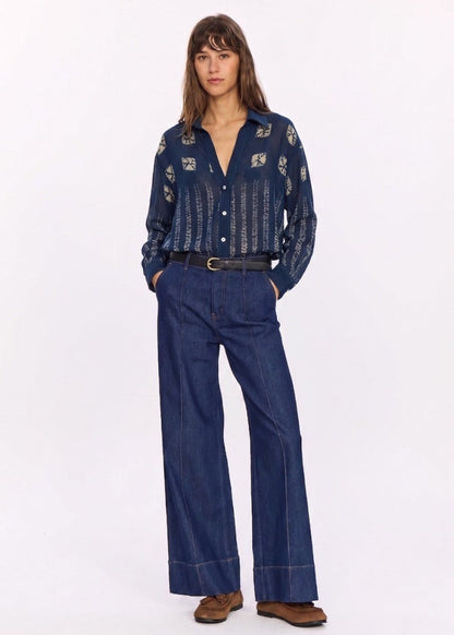 Rusty Shirt in Indigo from STELLA FOREST at Edito Boutique