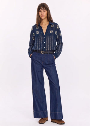 Rusty Shirt in Indigo from STELLA FOREST at Edito Boutique