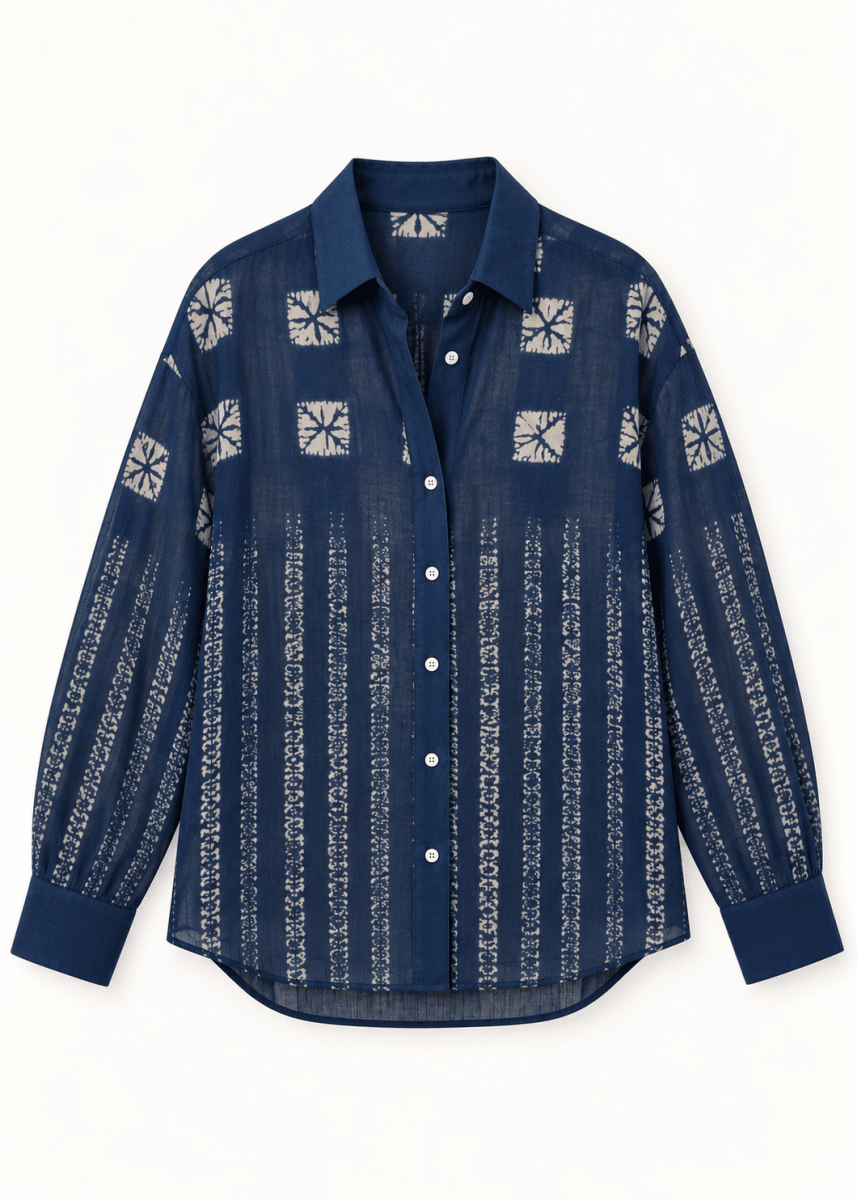 Rusty Shirt in Indigo from STELLA FOREST at Edito Boutique