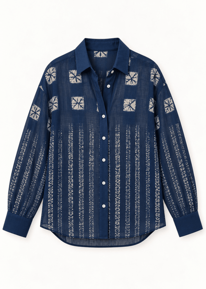 Rusty Shirt in Indigo from STELLA FOREST at Edito Boutique